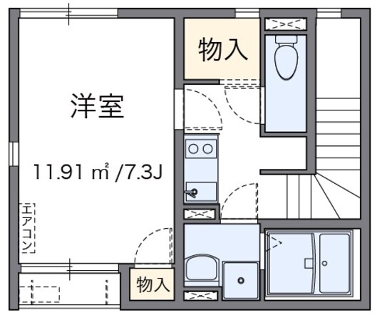 レオネクストラシーヌ弐番館の物件間取画像